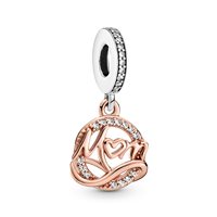 Charm Pandora Donna Pandora People in Argento Zirconia 789374C01 - 789374C01